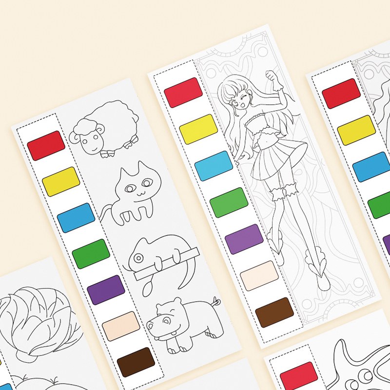 Portable Pocket Watercolor Book