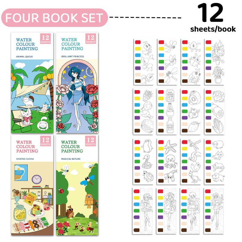 Portable Pocket Watercolor Book