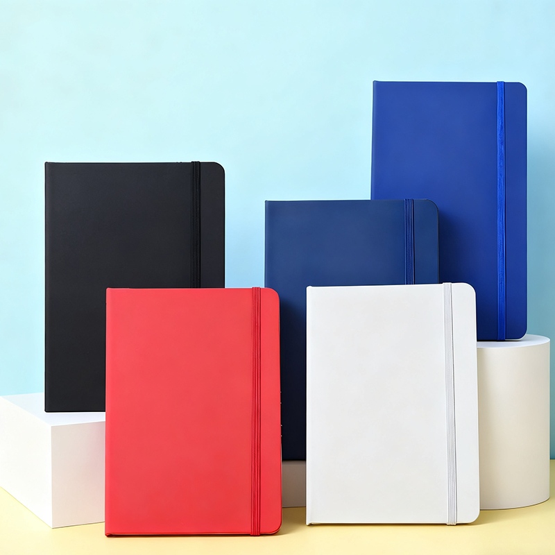 Mjukt läderfodral Business Notebook
